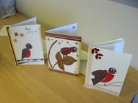 Some of the Christmas cards made during my art workshop!